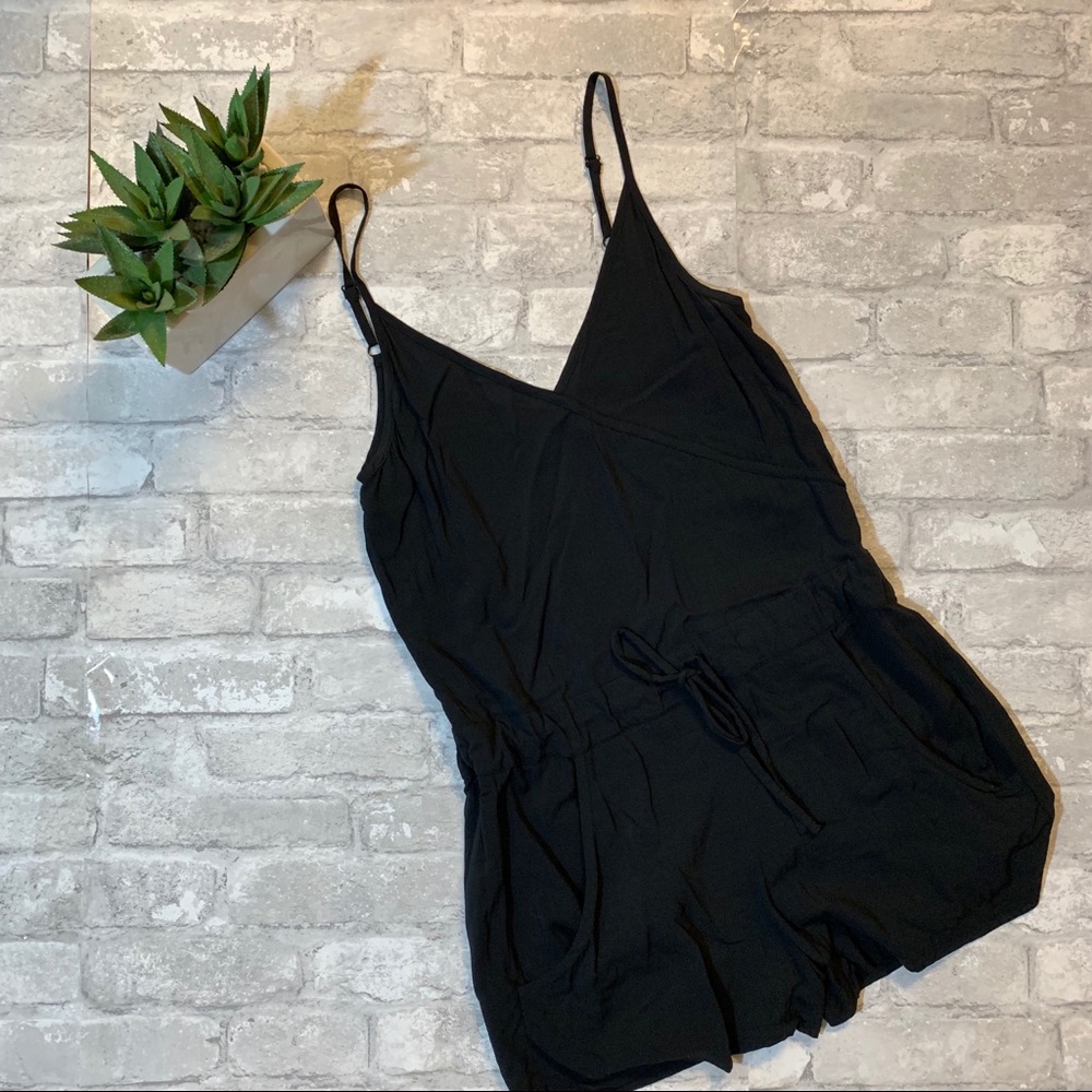 NWOT French Connection Black Romper